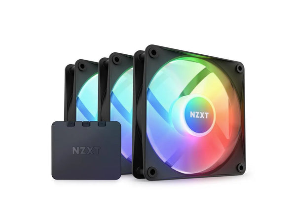 Nzxt F120 120mm RGB Core & Controller Black (1 Pack) (3 Fans In Total) - Anigma